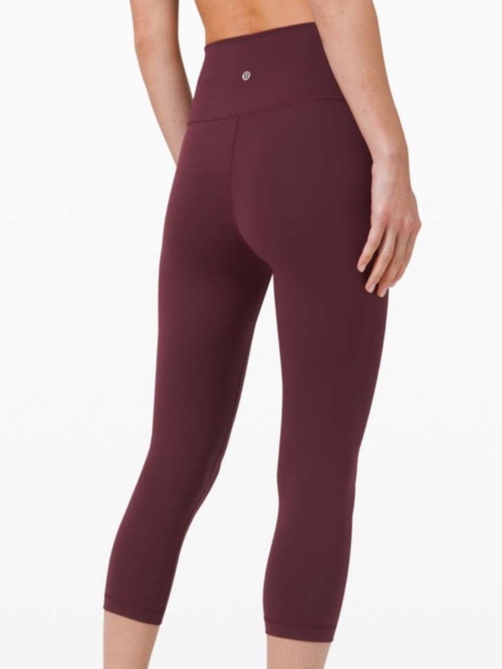 Lululemon Wunder Train High-Rise Crop 21" Cassis Burgundy
Leggings Size 12 - Picture 2 of 5